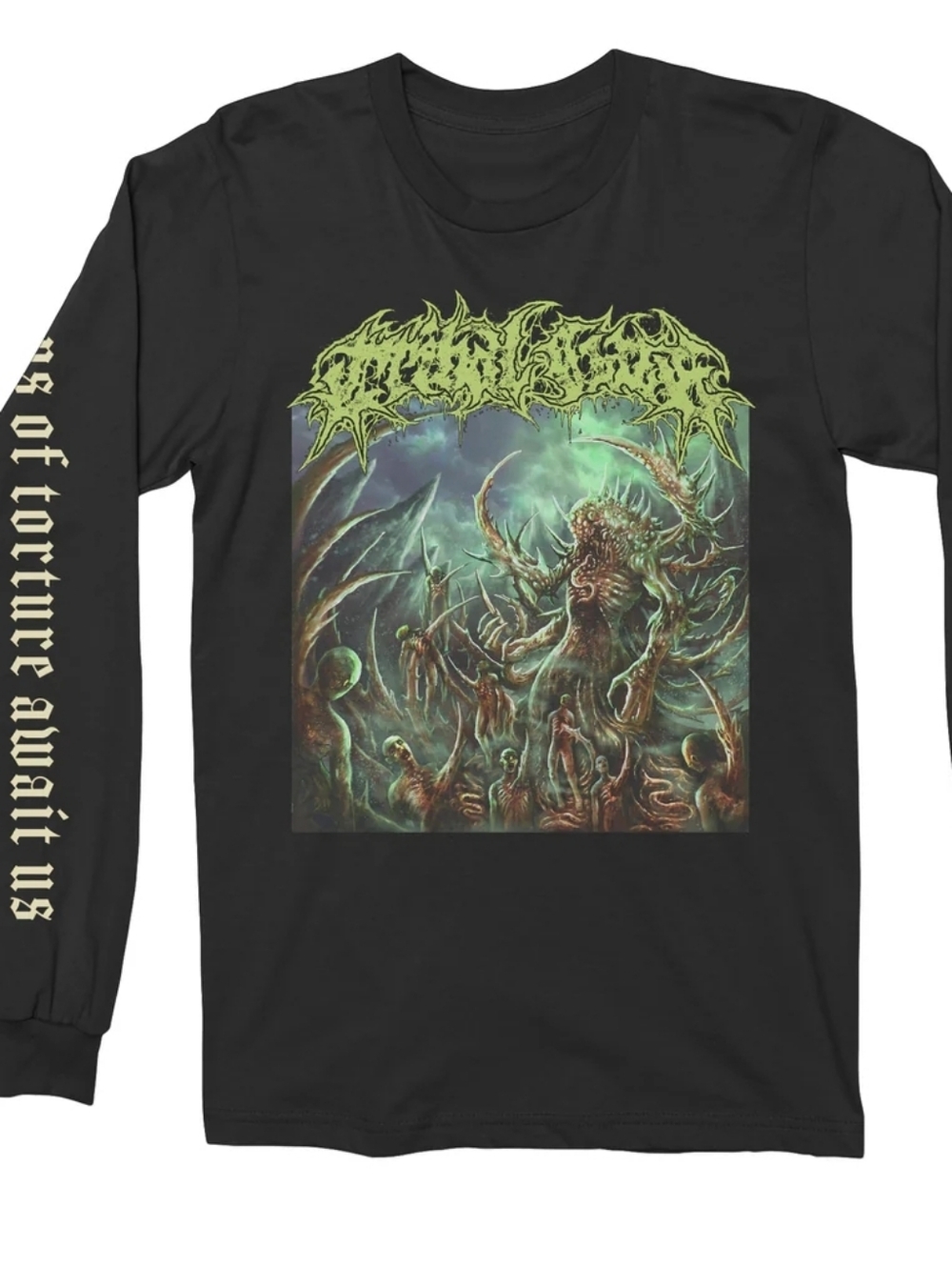 Tribal Gaze Death Metal Band LS tshirt XL
